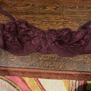 Soma maroon lace bra 34DD